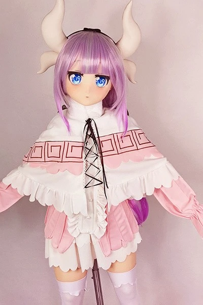 Kanna -Dragon Maid 135cm/4ft4 AA cup Autome brand Real life Animal Petite sex doll with Flat Chest -SEXCDOLL