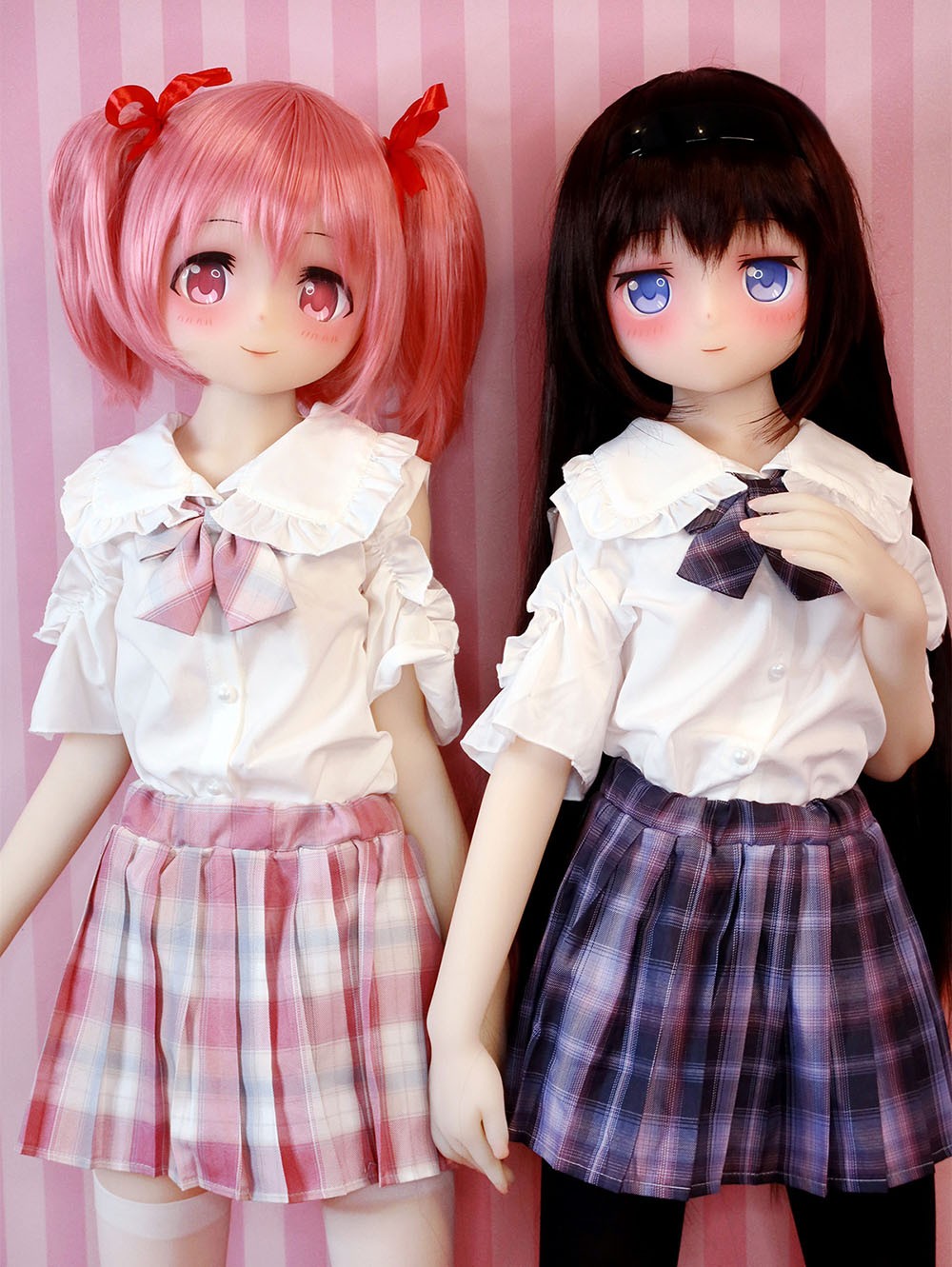 Madoka and Homura Puella Magi magic girl cosplay sex doll