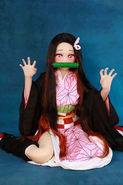 155cm big boobs real life Nezuko Demon Slayer cosplay anime sex doll from sexcdoll