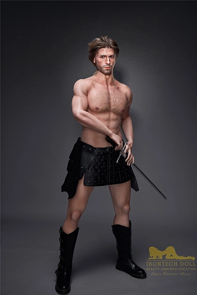 side view of naked upper body