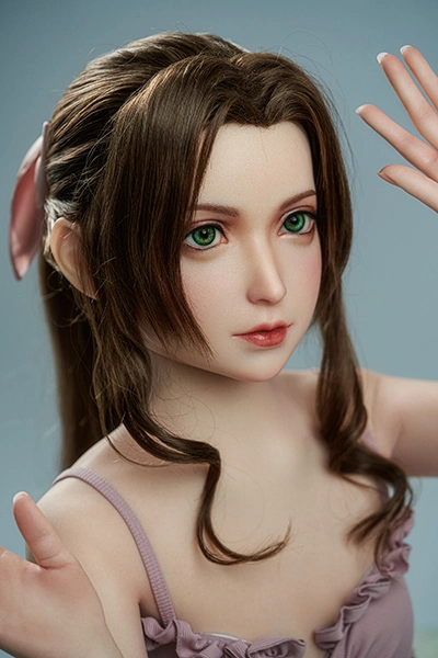 Small Aerith Cosplay Doll 