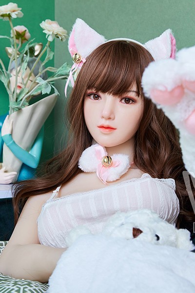 sex doll with cat headdress