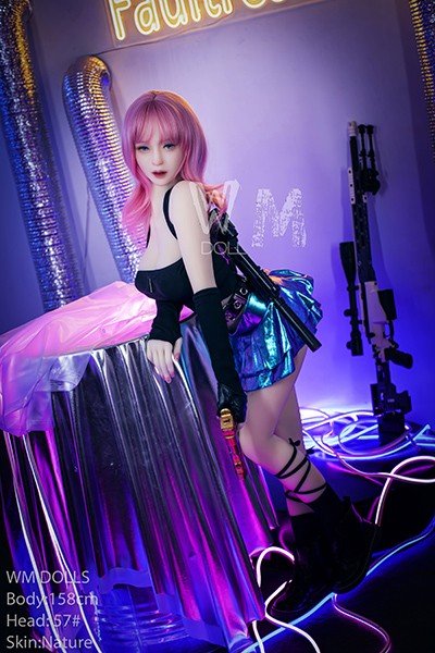 side view of sex doll