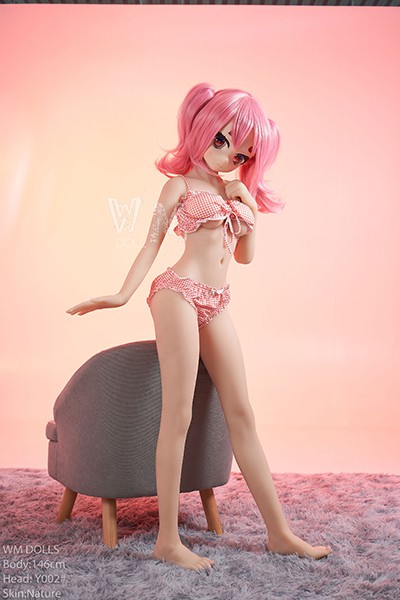 standing pink loli sex doll