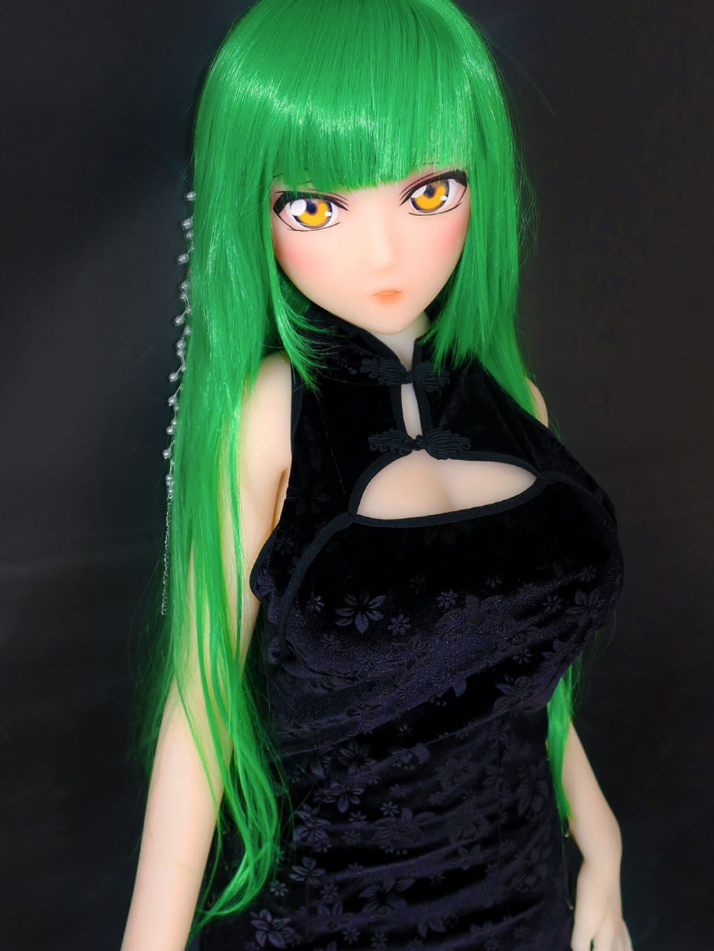 green hair love doll