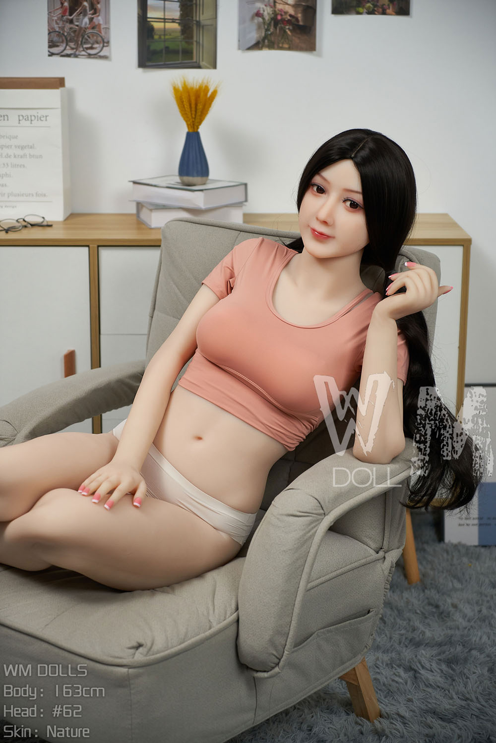 sitting chinese fuck doll
