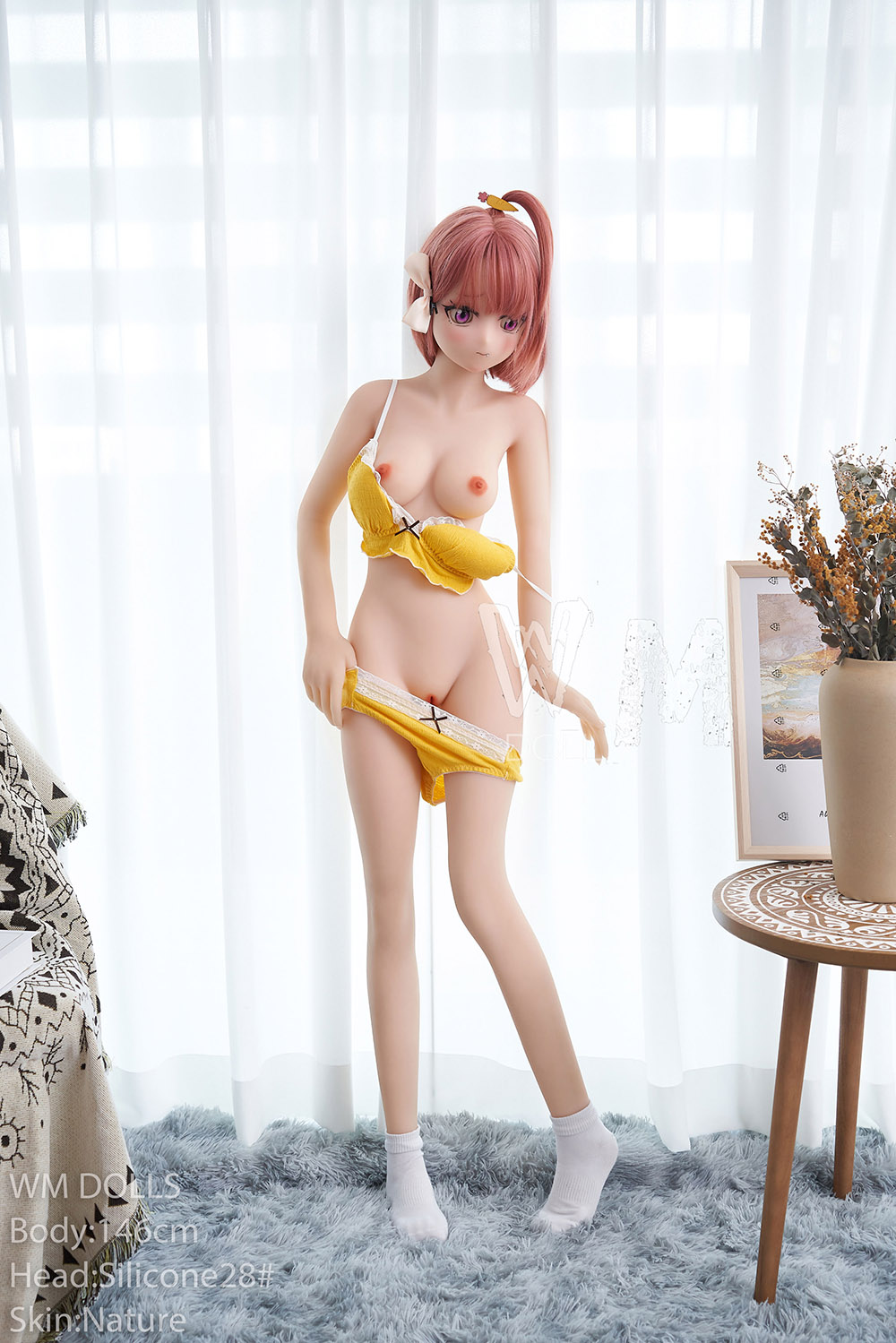 standing naked boobs doll