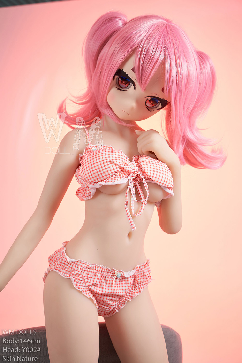Pink Plaid Underwear loli doll