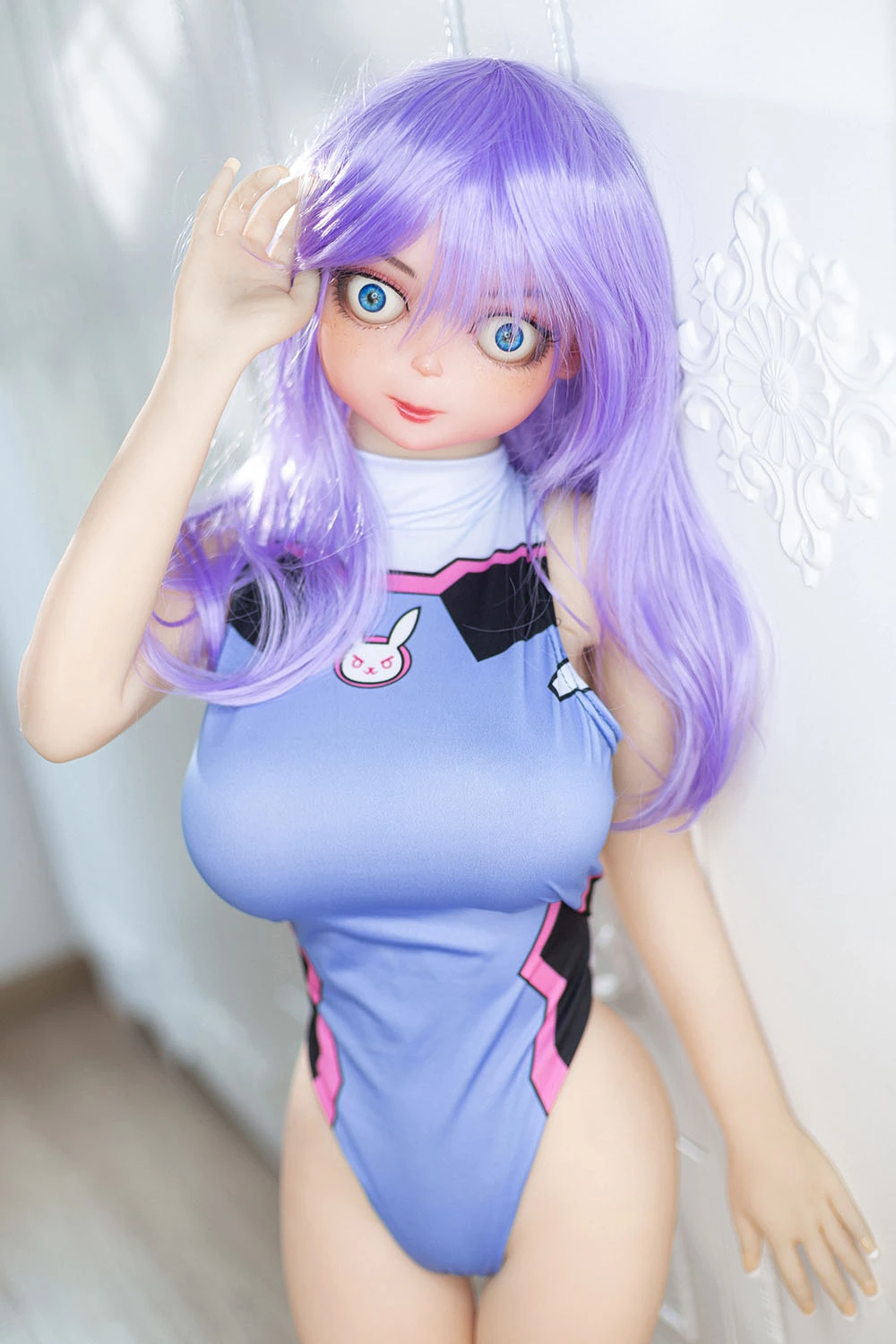 Purple Hair fuck doll