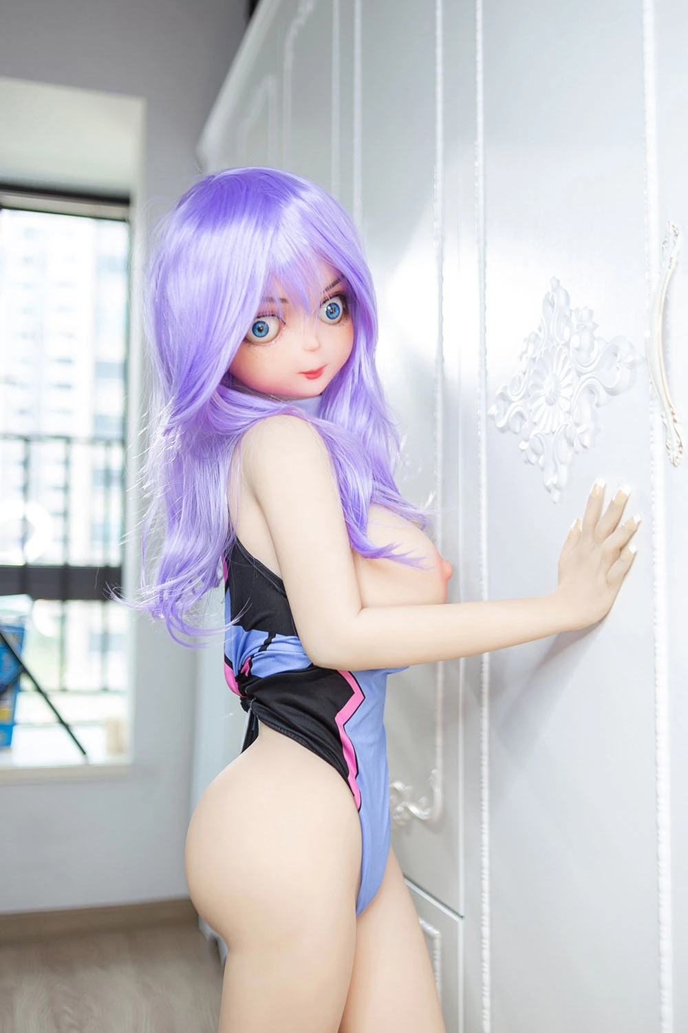 real doll Purple Hair