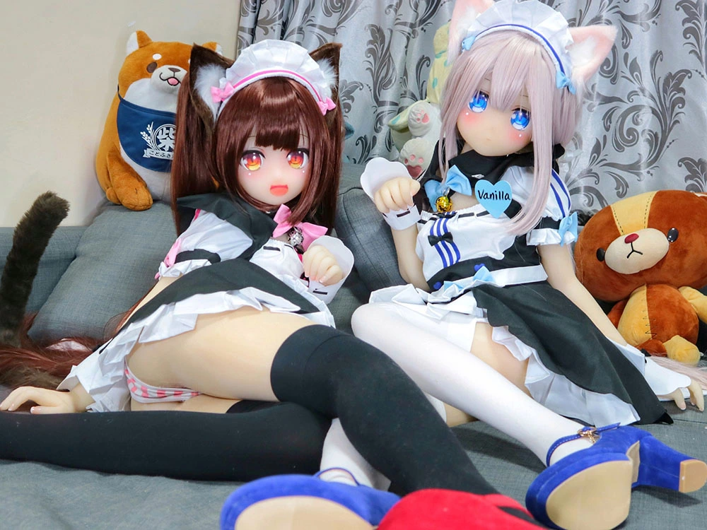 Chocola and Vanilla NEKOPARA japanese erotic small breasts teen sex doll