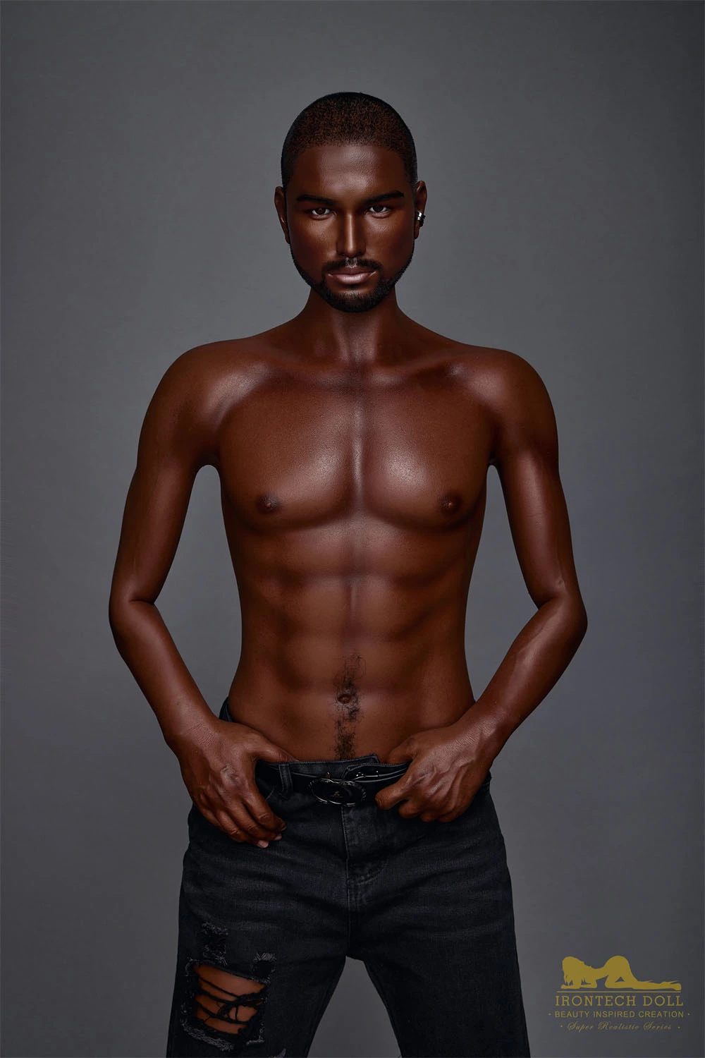 170cm strong black male sex doll for gay with big dildo