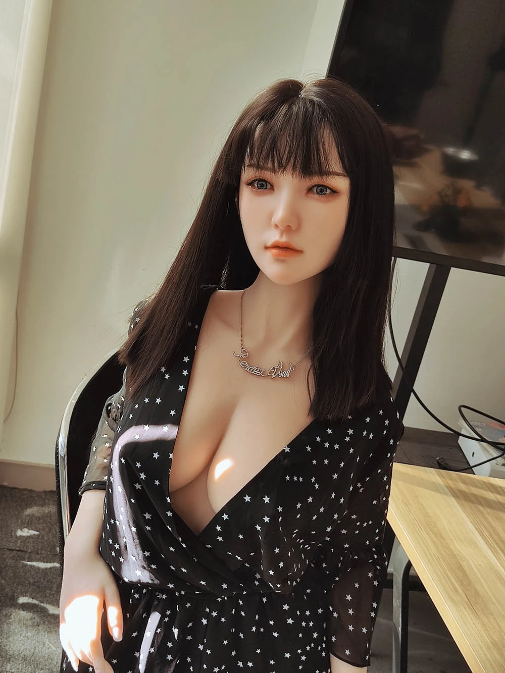 Japanese 162cm full silicone material from Qita brand with life like big booty sex doll